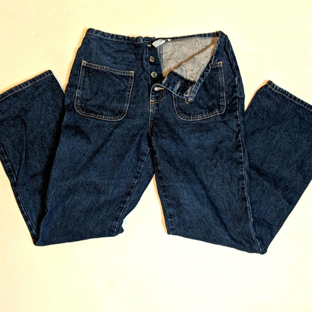 Adriana Sport Button Fly Jeans